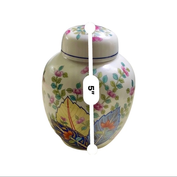 Seymour Mann Tobacco Leaf Porcelain Ginger Jar - Picture 8 of 12